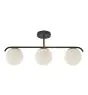 Nordlux Grant Pendelarmatuur Glas Zwart | Geschikt voor 3x E14