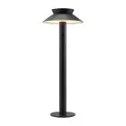 Nordlux Solar Sokkel Lamp Justina Metaal Zwart 5W 400lm - 830 Warm Wit | Bewegings- en Lichtsensor